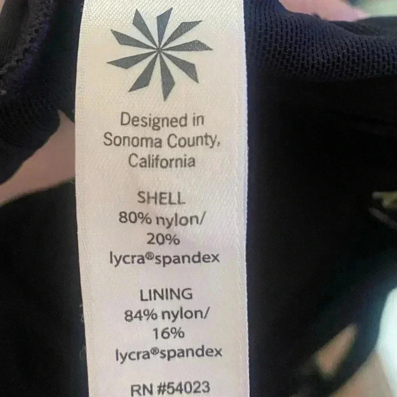 Athleta Laguna Side Tie Tankini Top 34 D/DD - Picture 5 of 6